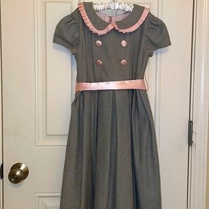 1940s style kids dress. High quality, HANDMADE.